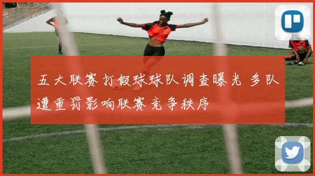 五大联赛打假球球队调查曝光 多队遭重罚影响联赛竞争秩序